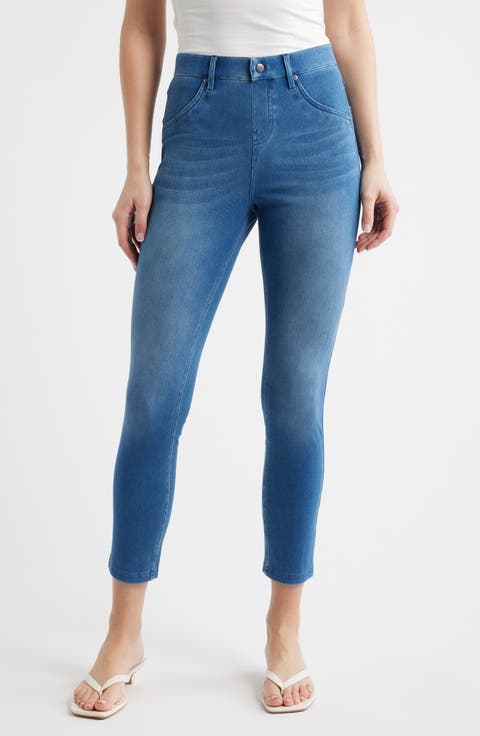 Ultra Ultrasoft High Rise Denim Skimmer Leggings (Regular & Plus Size)