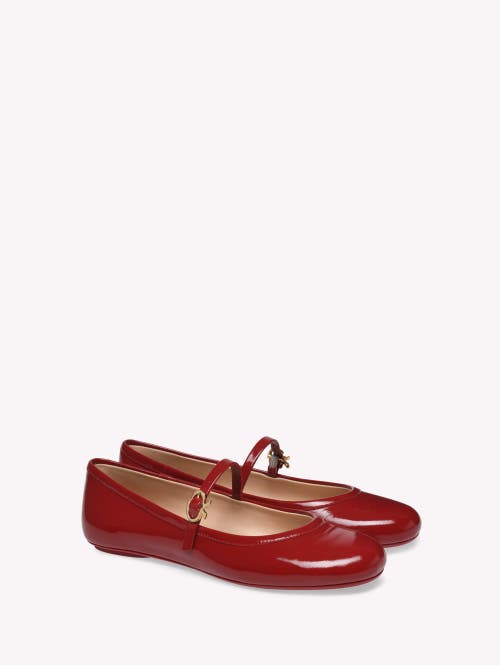 Shop Gianvito Rossi Carla Ballerina In Red
