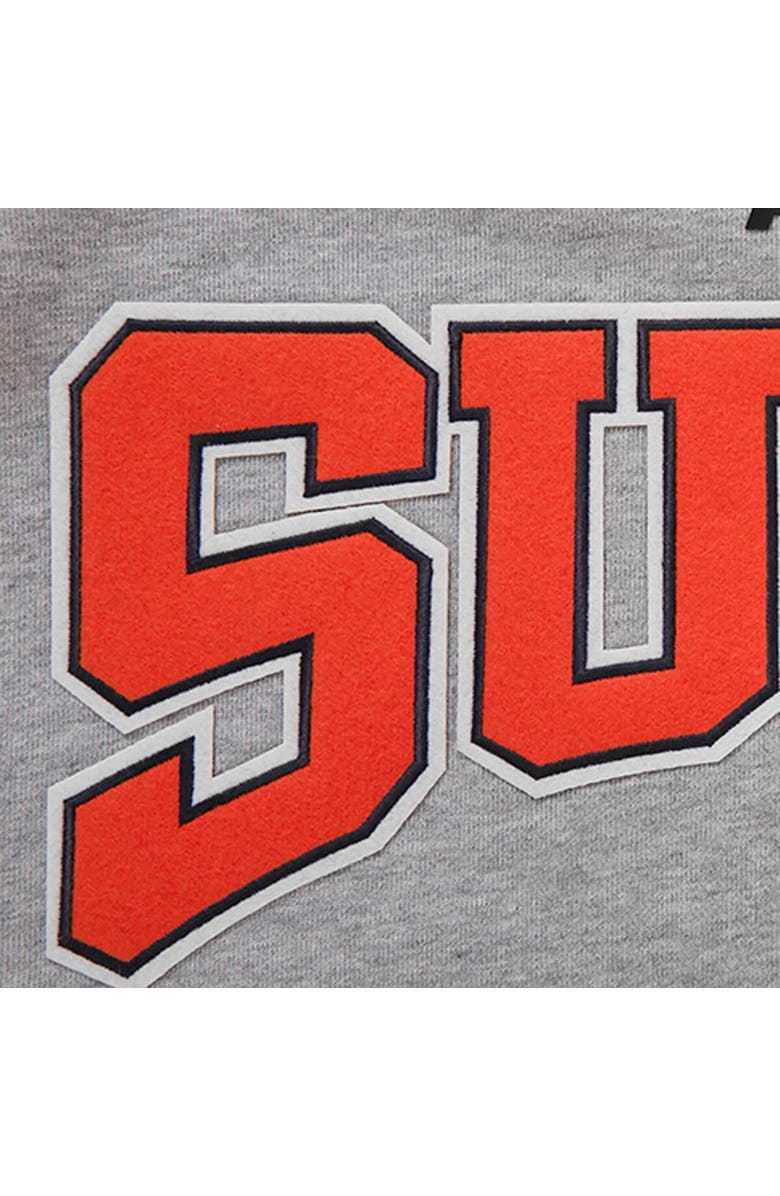 PRO STANDARD Men's Pro Standard Heather Gray Phoenix Suns Crest Emblem Pullover Sweatshirt, Alternate, color, Heather Gray