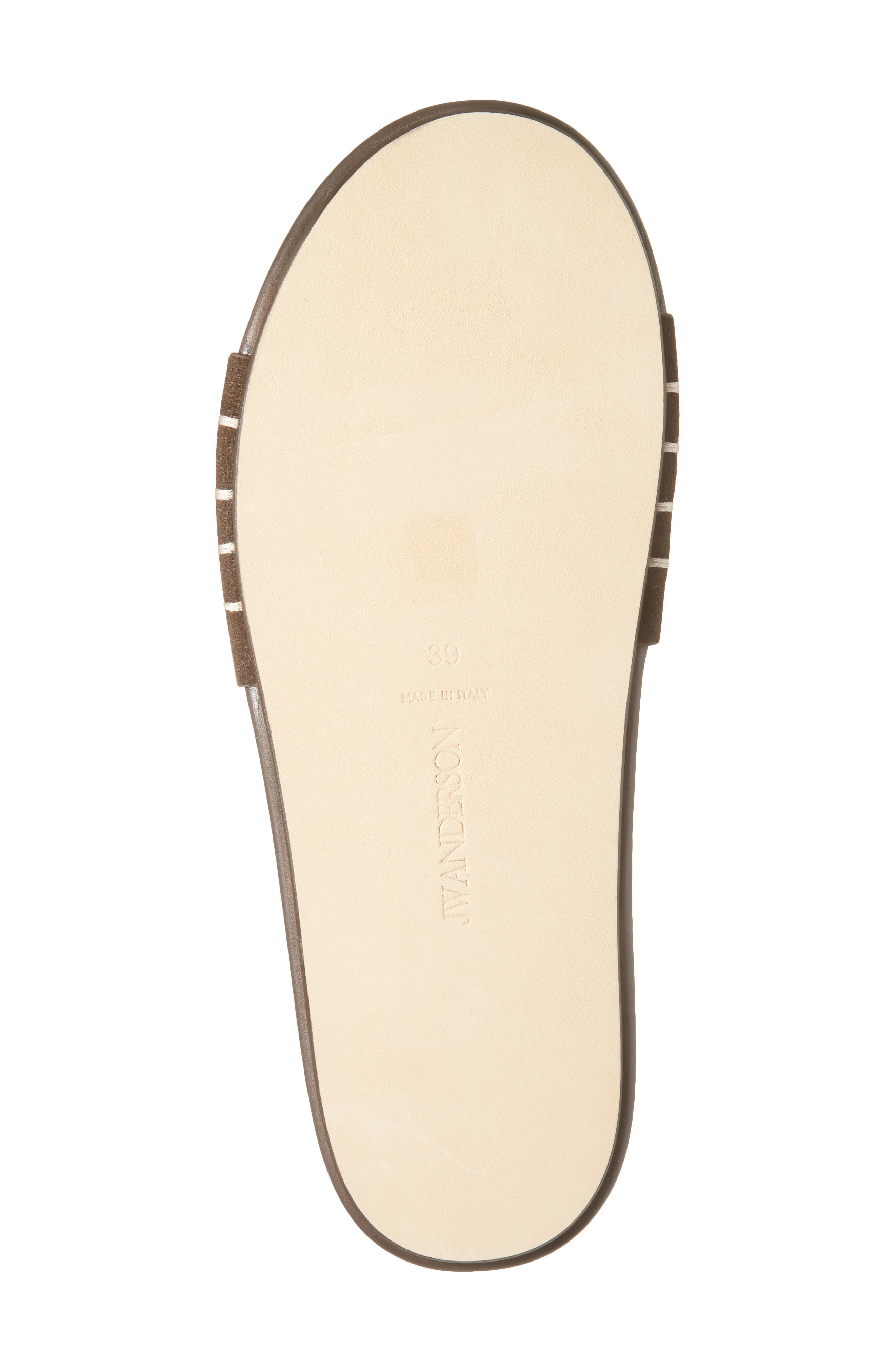 JW Anderson Loafer Slide Sandal, Alternate, color, Brown 600