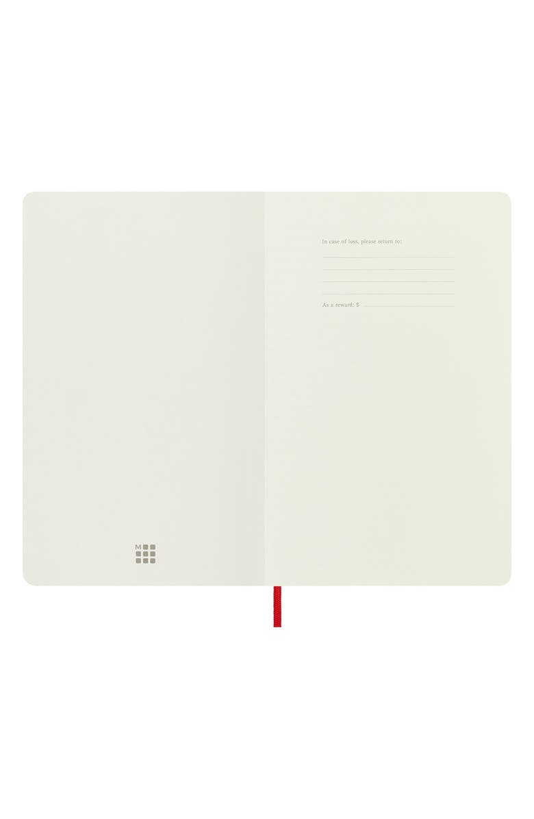 Moleskine Large Ruled Softcover Notebook, Alternate, color, Red