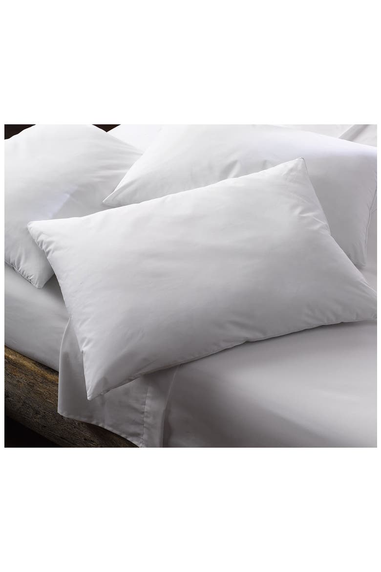 Set of 2 King Pillows, Alternate, color, WHITE