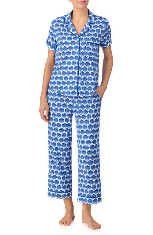 KATE SPADE KATE SPADE NEW YORK PRINT CROP PAJAMAS 