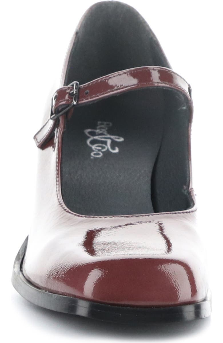 Bos. & Co. Amaya Mary Jane Pump, Alternate, color, Berry Duomo