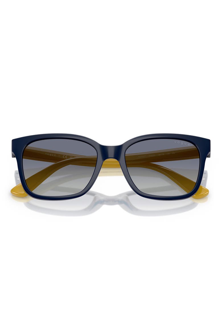 49mm Rectangular Sunglasses, Alternate, color, DARK BLUE