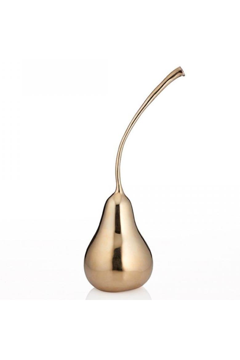 Pear Sculpture, Main, color, Gold