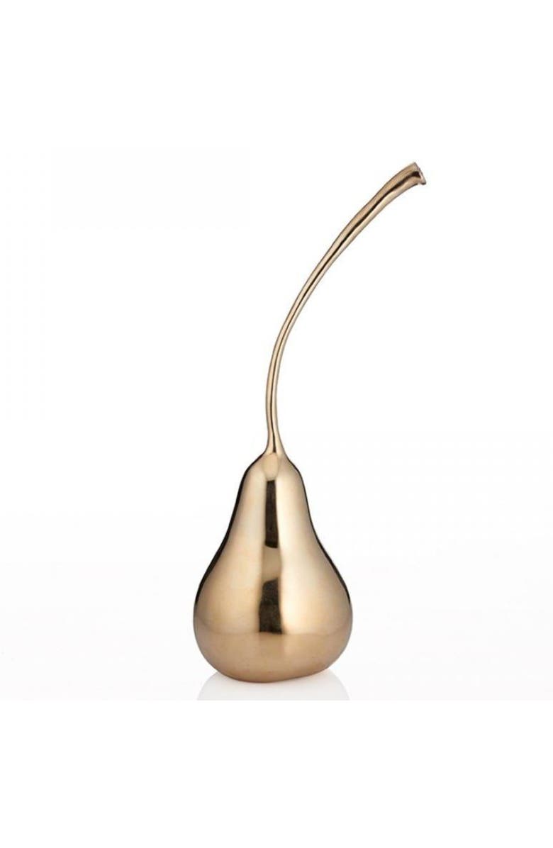 Lunares Pear Sculpture, Main, color, Gold