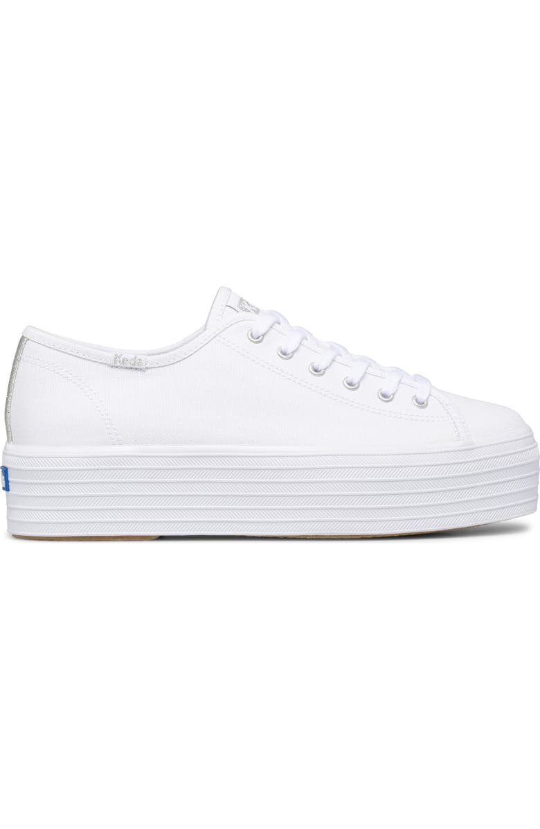 Keds<sup>®</sup> Triple Up Canvas Platform Sneaker, Alternate, color,