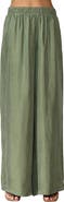 Viens Avec Moi The Riviera Cupro Wide Leg Pants