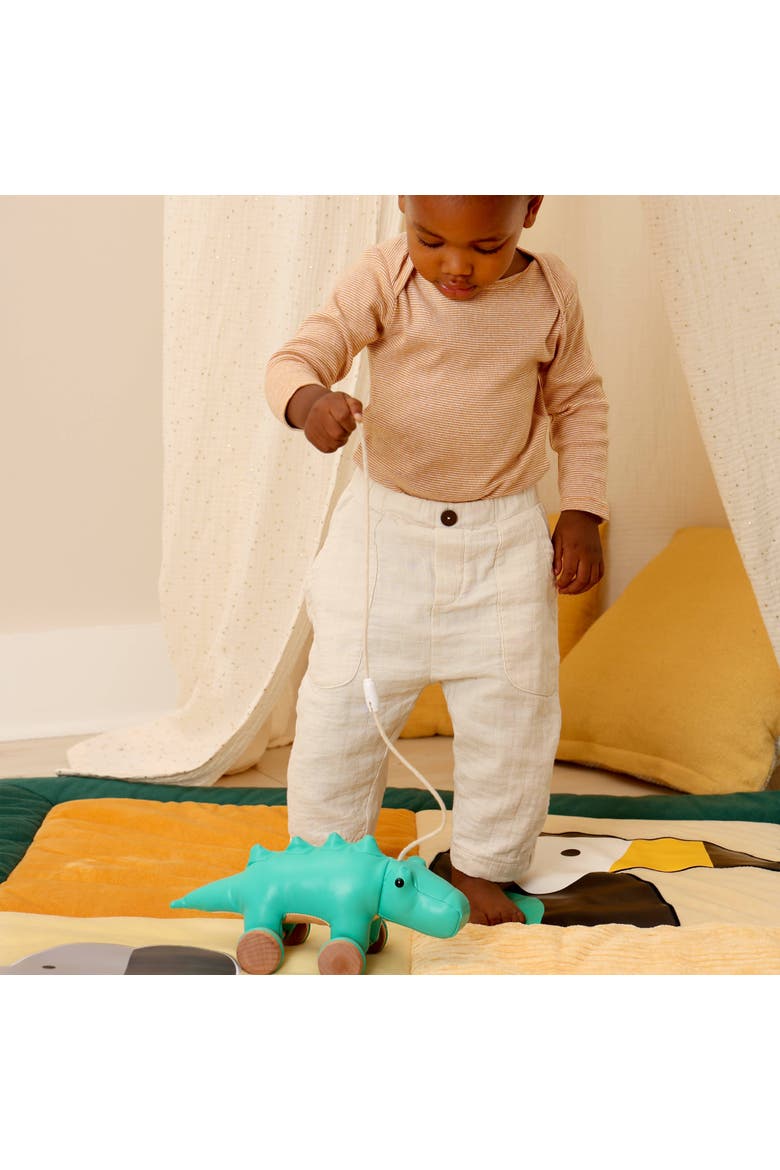 Pull Along Friends - Achille the Crocodile, Plush Toy, Alternate, color, Green
