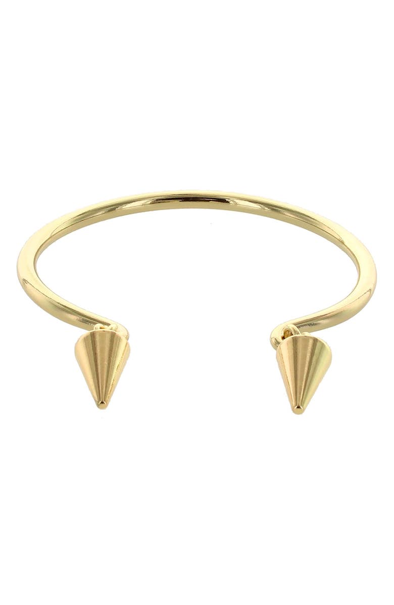OLIVIA WELLES Trish Spike Cuff Bracelet, Main, color, Metallic