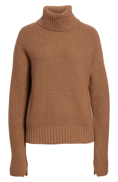 Veronica Beard Matilda Virgin Wool & Cashmere Turtleneck Sweater In Brown
