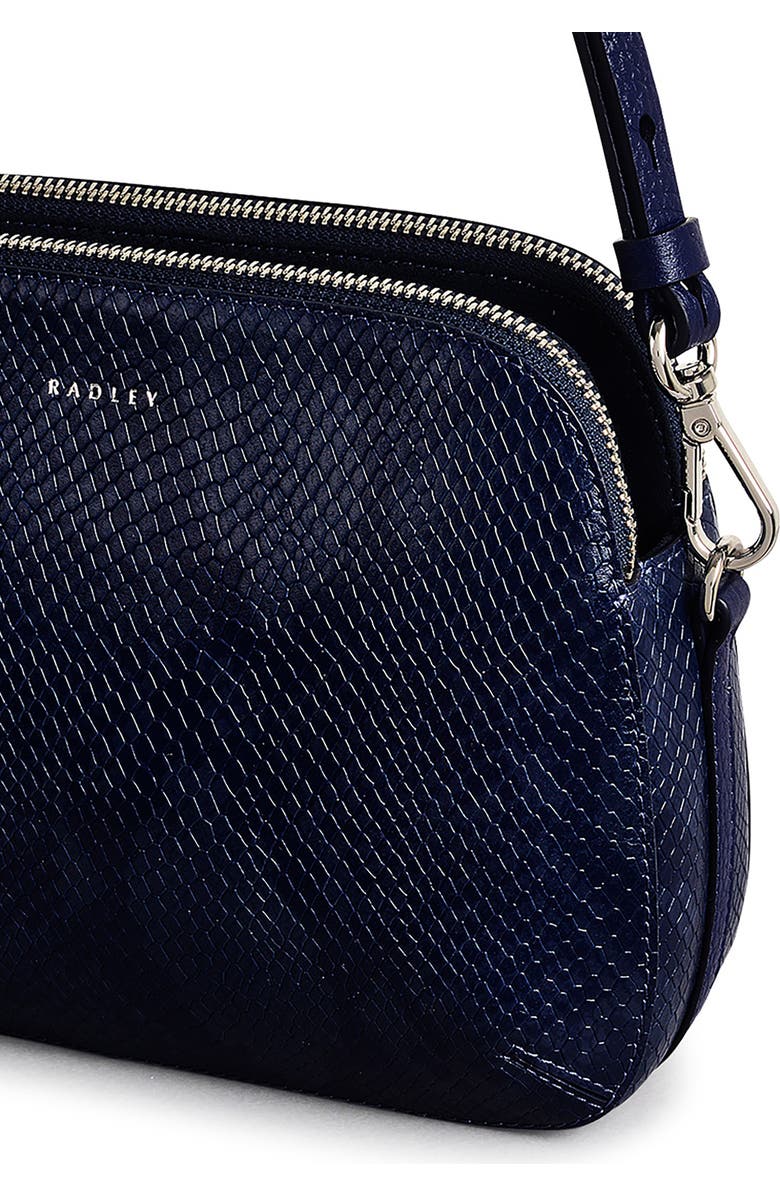 Radley Duke's Place Snakeskin Embossed Crossbody Bag, Alternate, color, Evenfall