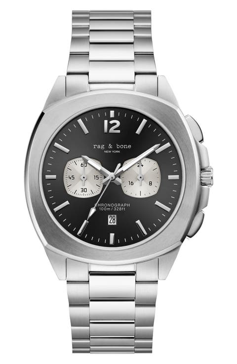 Bleeker Chronograph Bracelet Watch, 42mm