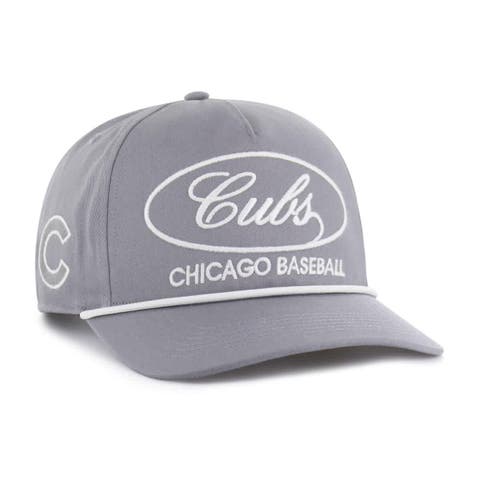 Men's '47 Gray Chicago Cubs Foundational Hitch Adjustable Hat
