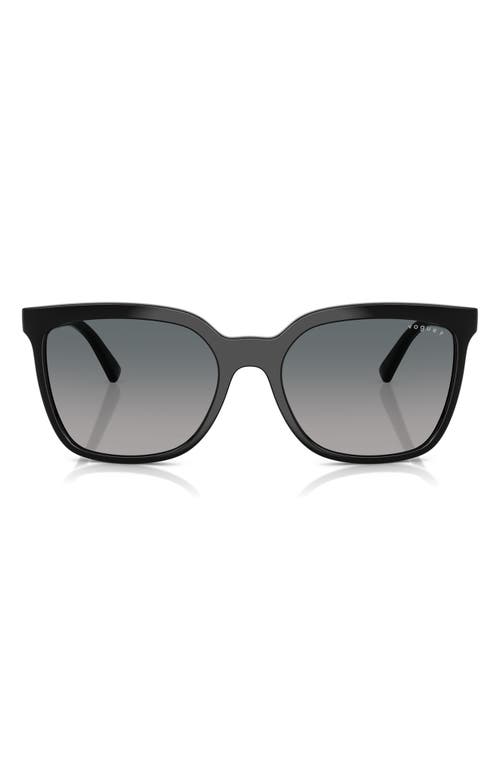 Vogue 56mm Polarized Gradient Square Sunglasses