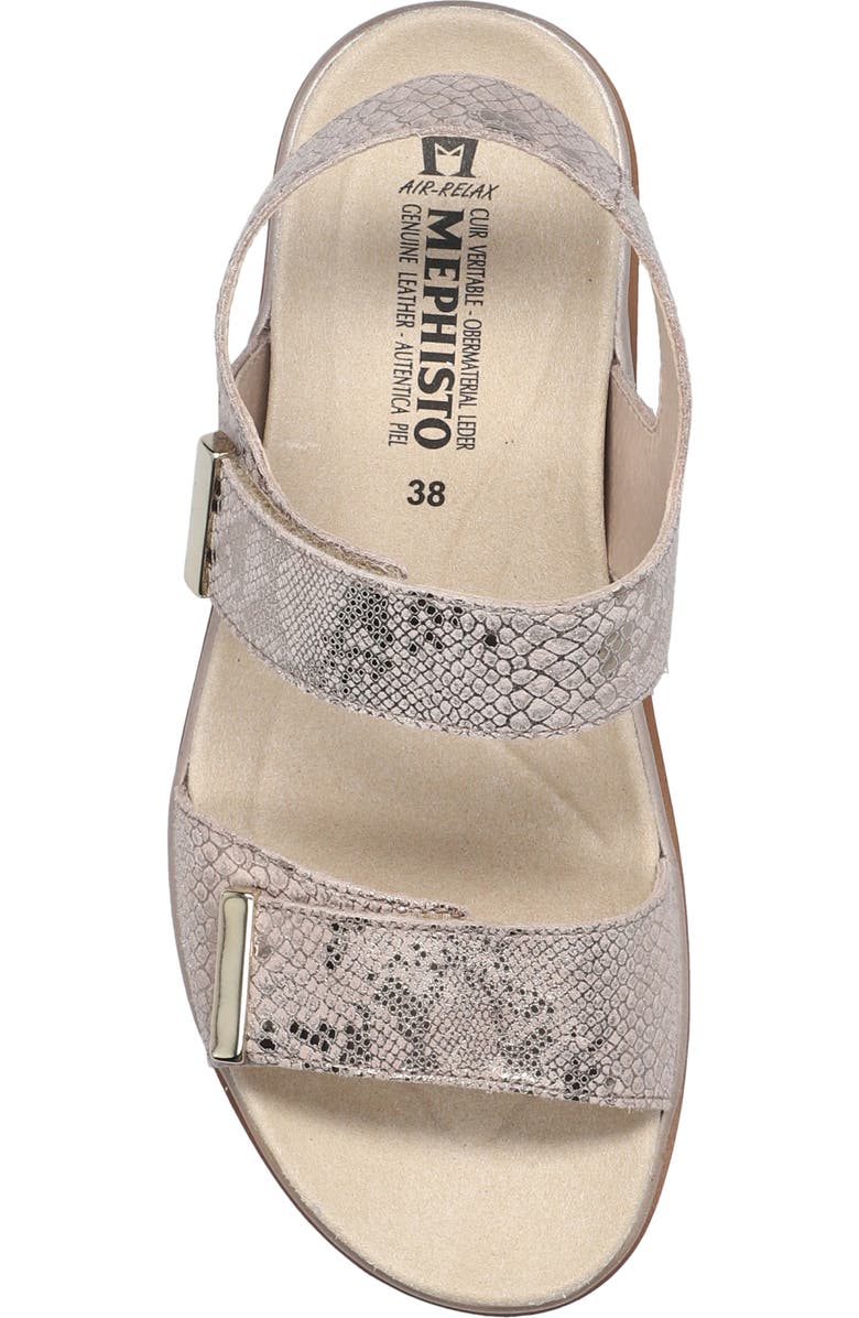 Mephisto Dominica Platform Sandal, Alternate, color, Light Taupe Leather