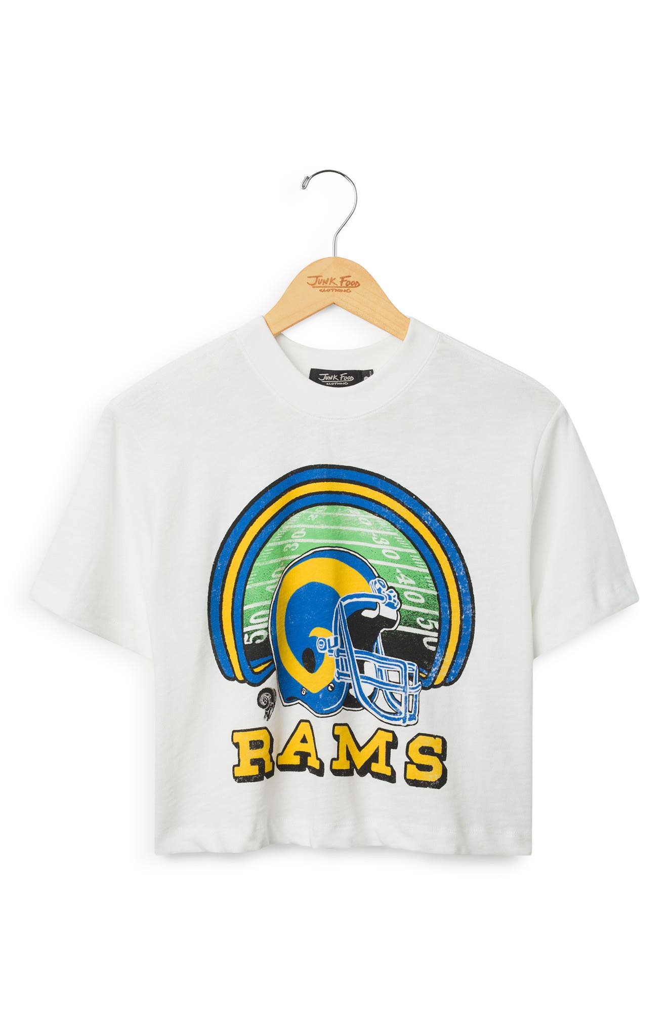 Rams Graphic Cropped T-Shirt