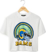 Junk Food Rams Graphic Cropped T-Shirt