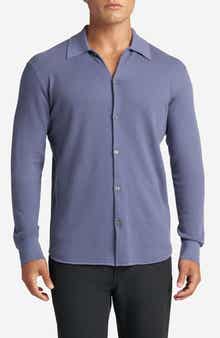 Goodlife Mini Waffle Long Button-Up Shirt