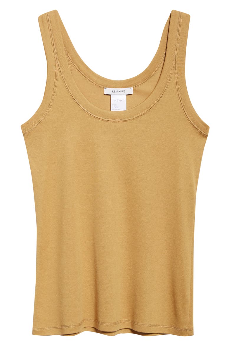 Cotton Rib Tank, Alternate, color, OCHRE