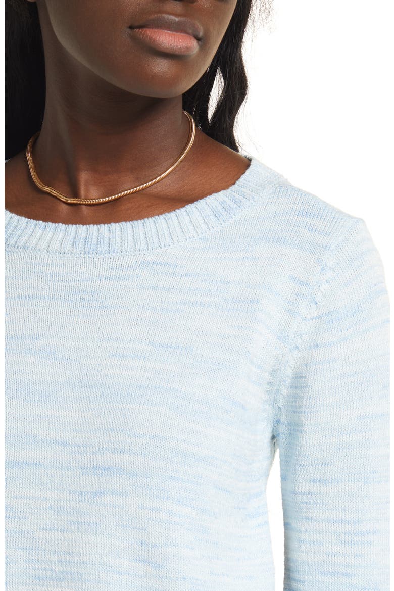 Open Back Tie Sweater, Alternate, color, BLUE DESERT SPACEDYE
