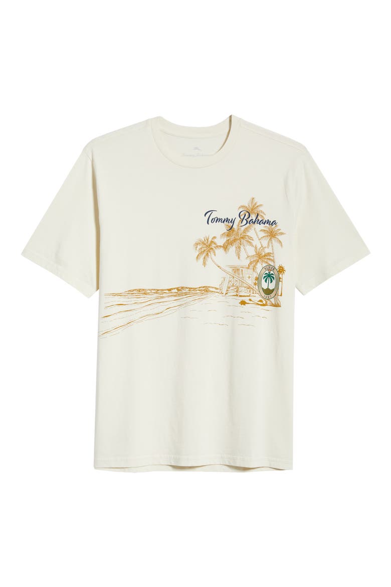 Golden Shores Cotton Graphic T-Shirt, Alternate, color, VANILLA ICE