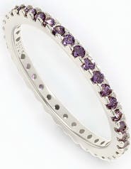 Mint & Lily February Birthstone Eternity Stacking Ring