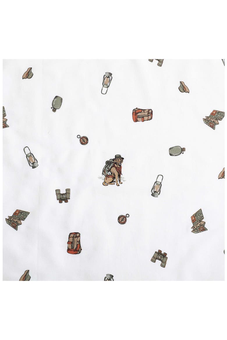 Buddy Camping 200 Thread Count Cotton Percale Full Sheet Set, Alternate, color, WHITE