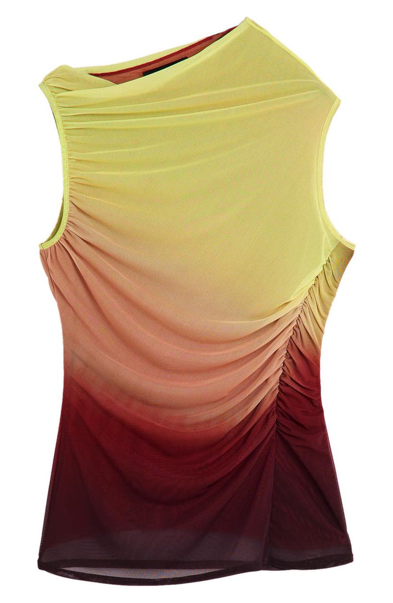 Desigual Ombré Sleeveless Top, Alternate, color, Water Green