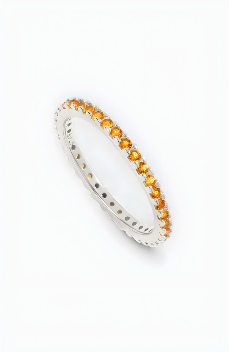 Mint & Lily November Birthstone Eternity Stacking Ring, Main, color, 925 Sterling Silver