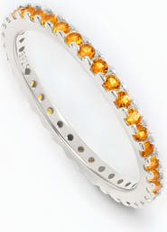 Mint & Lily November Birthstone Eternity Stacking Ring