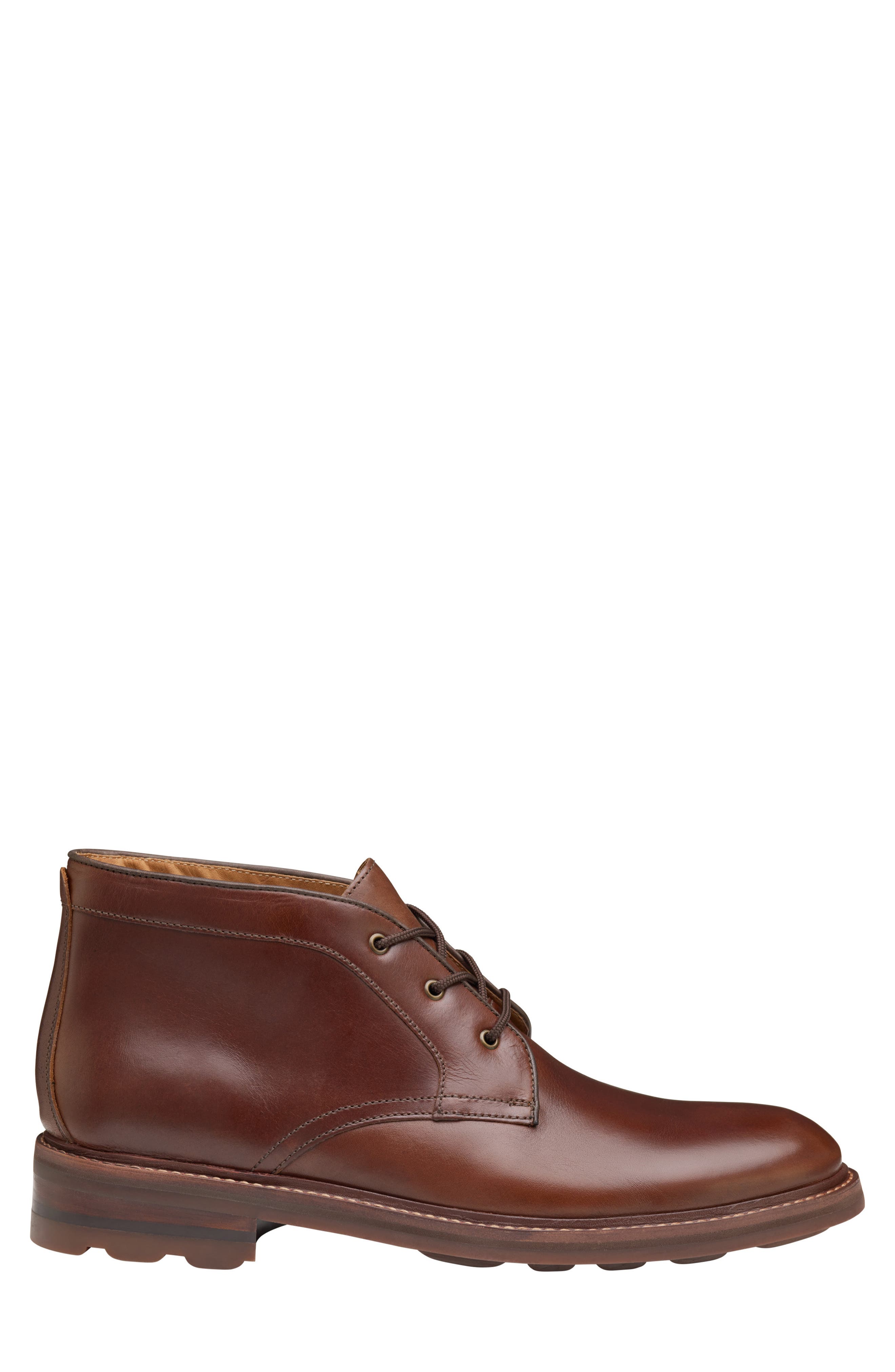 JOHNSTON & MURPHY COLLECTION Welch Chukka Boot, Alternate, color, Brandy American Full Grain