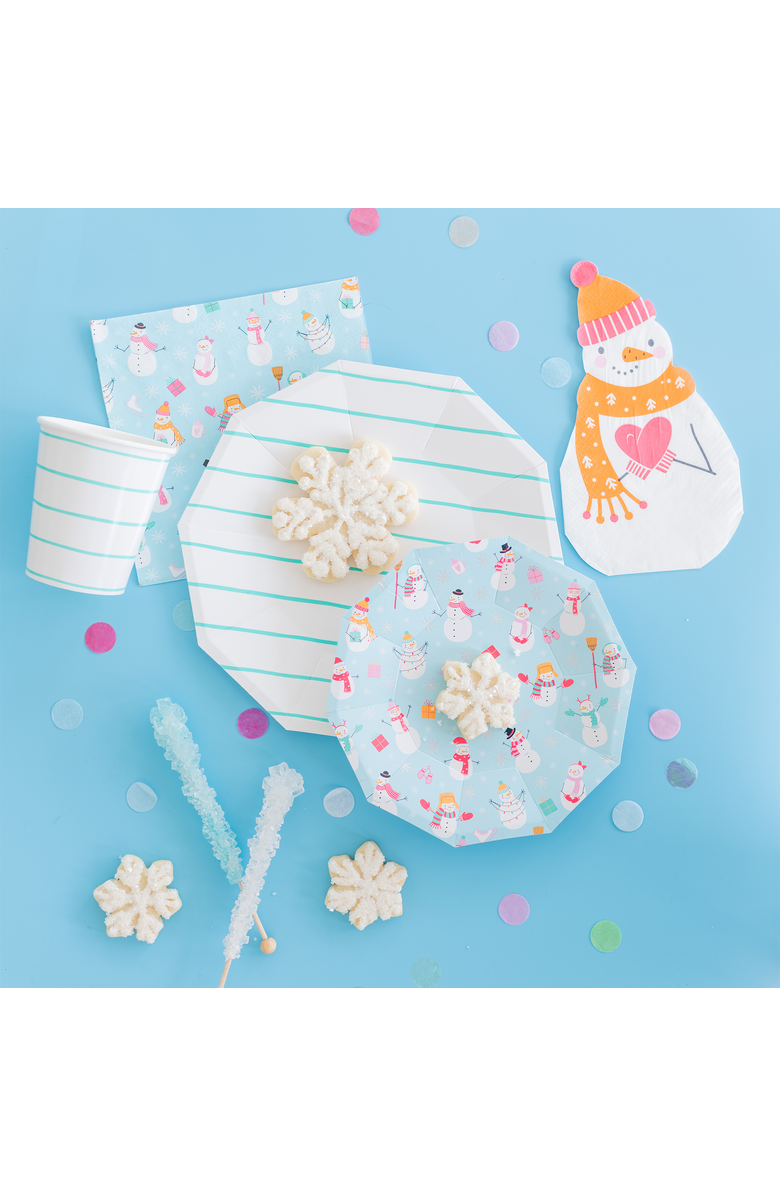 Daydream Society Blizzard Buddies Winter Themed Small Plates, Alternate, color, Assorted Pre-Pack