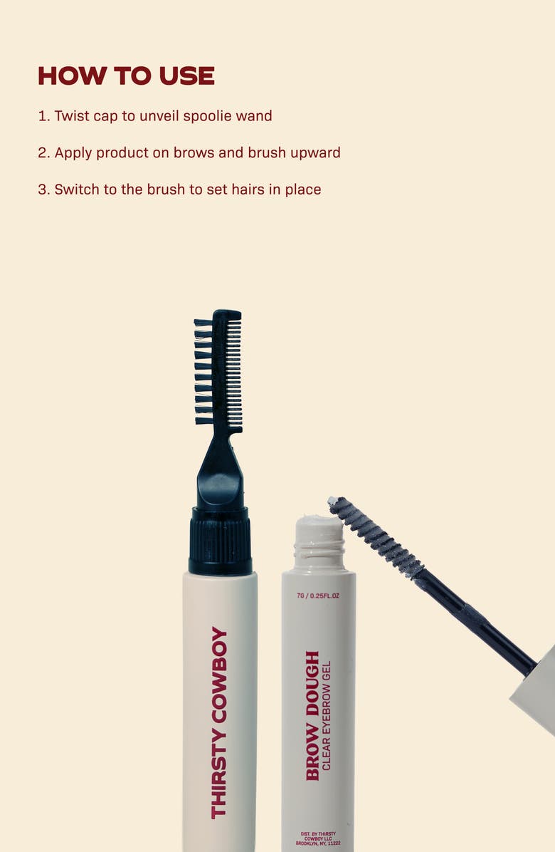 Thirsty Cowboy Brow Dough Clear Eyebrow Gel, Alternate, color, 
