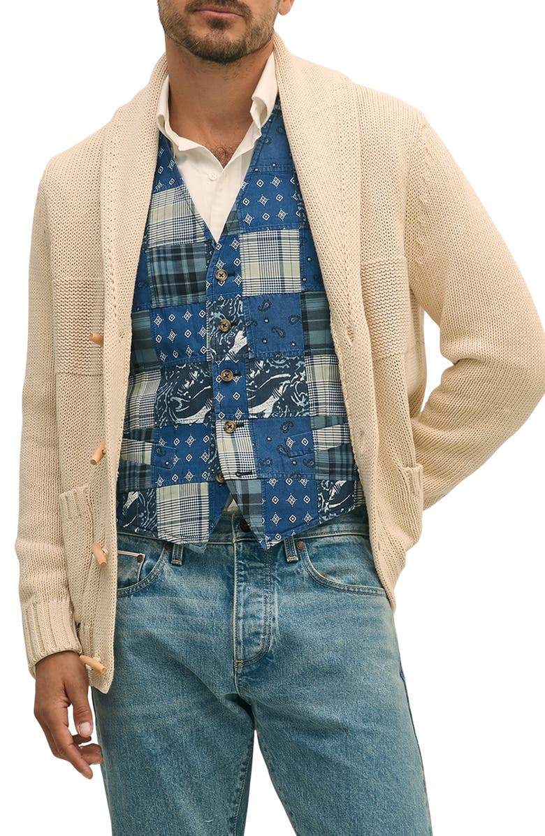 Brooks Brothers Toggle Cotton Cardigan, Main, color, 