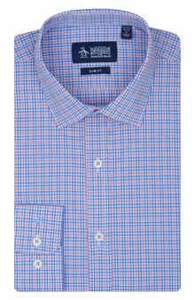 Original Penguin <p>Slim Fit Breezy Check Dress Shirt</p>
