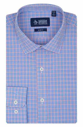 Original Penguin <p>Slim Fit Breezy Check Dress Shirt</p>