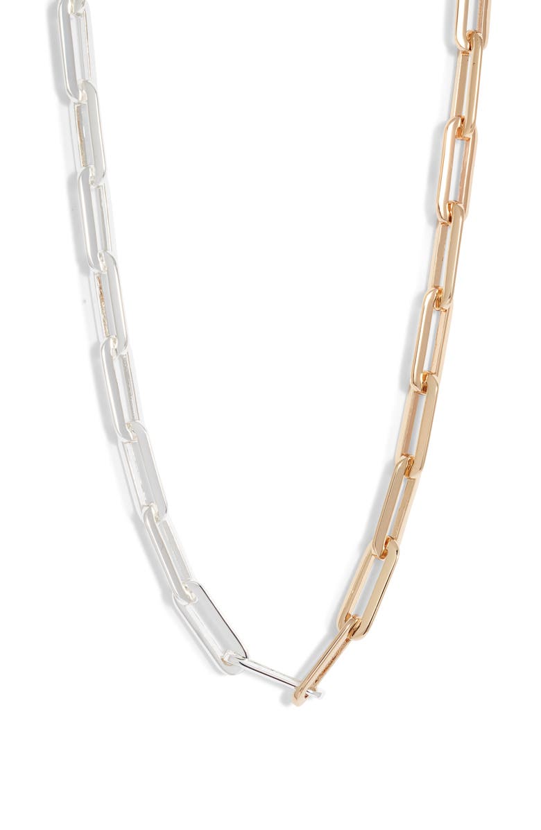 JENNY BIRD Stevie Two Tone Chain Necklace, Main, color, 