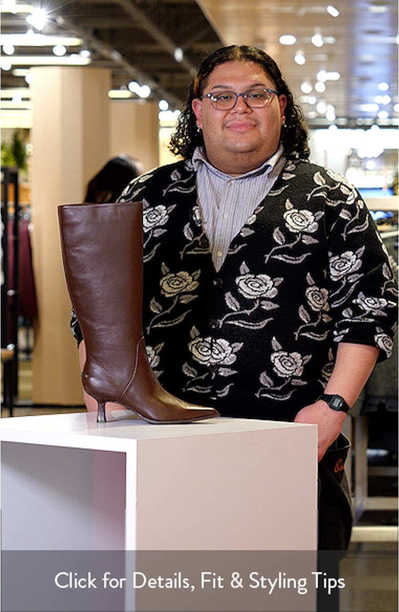 Yulia Knee High Kitten Heel Boot, sales video thumbnail