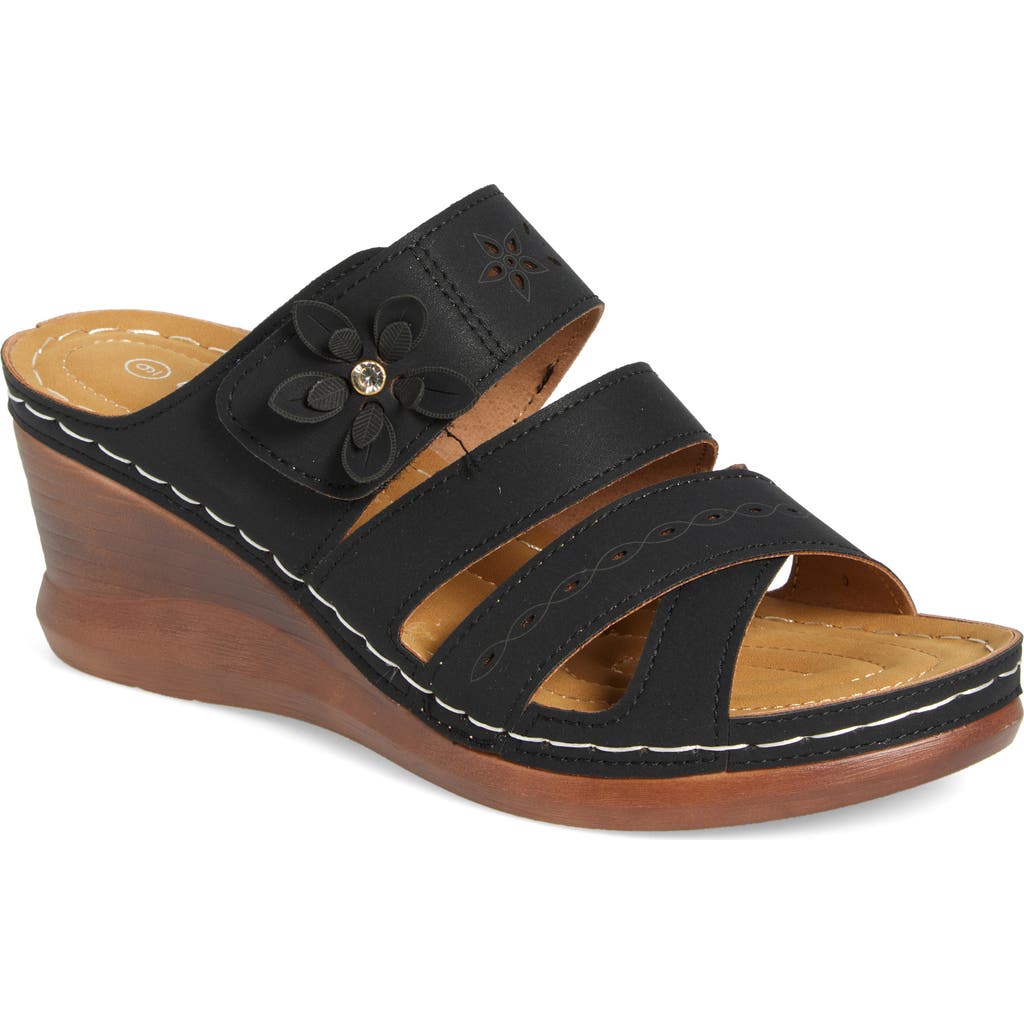 Extreme By Eddie Marc Wedge Slide Sandal
