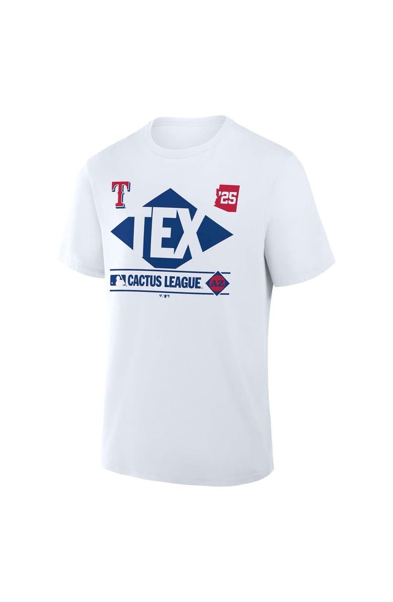 FANATICS Men's Fanatics White Texas Rangers 2025 Spring Training Cactus League True Icon T-Shirt, Alternate, color, White