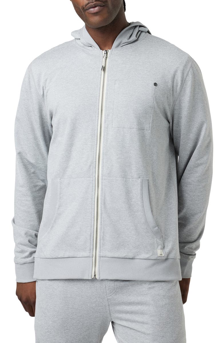 Vuori Coronado Hoodie, Main, color, Light Heather Grey