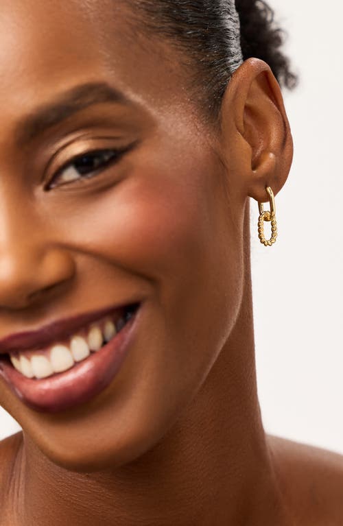 Ana Luisa Ash Double Mini Gold Drop Earrings In Gold