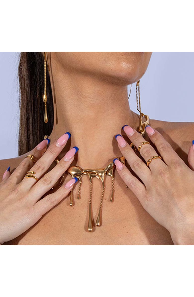 Lucy Quartermaine Double Drop Ring, Alternate, color, Gold