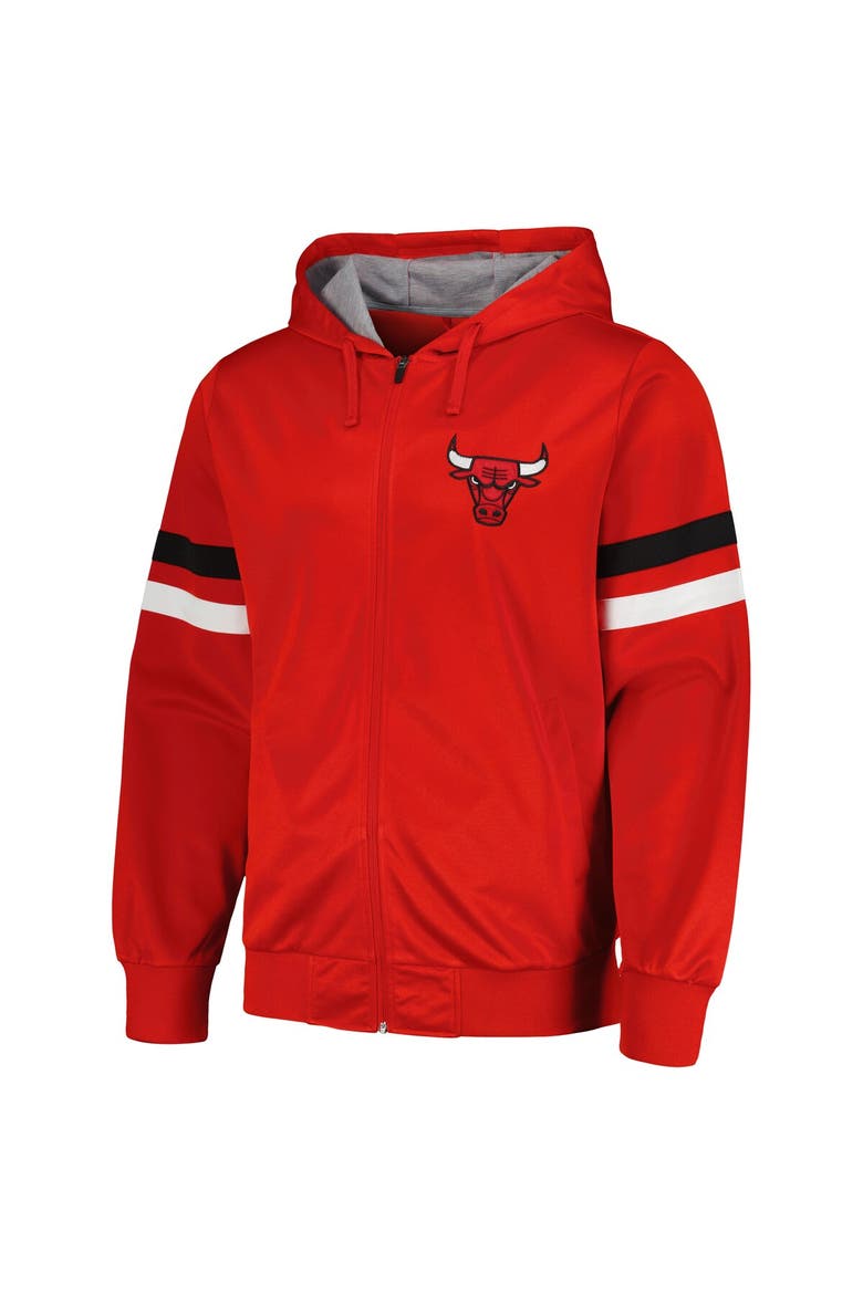 Men's G-III Sports by Carl Banks Red Chicago Bulls Contender Full-Zip Hoodie Jacket, Alternate, color, Red