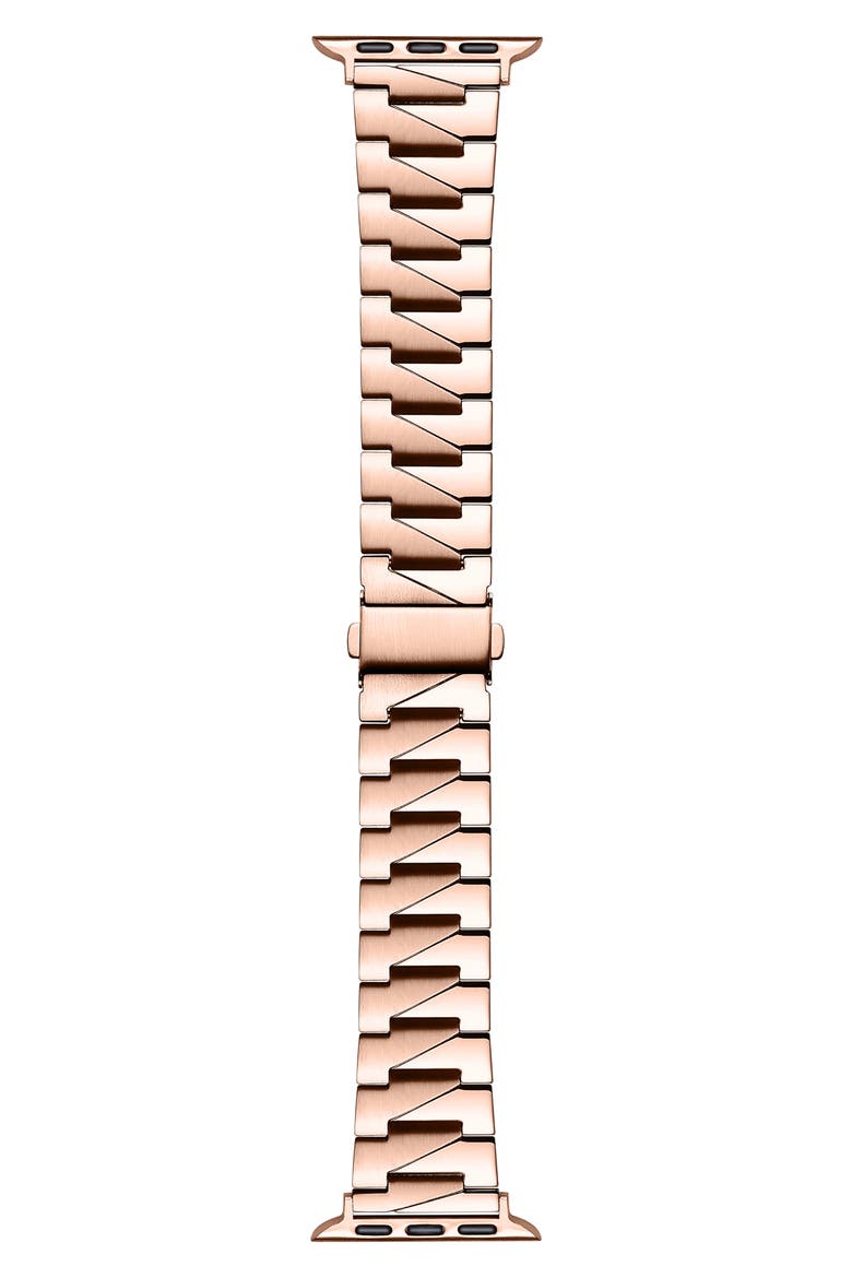 Stainless Steel Apple Watch® Watchband, Main, color, ROSE GOLD