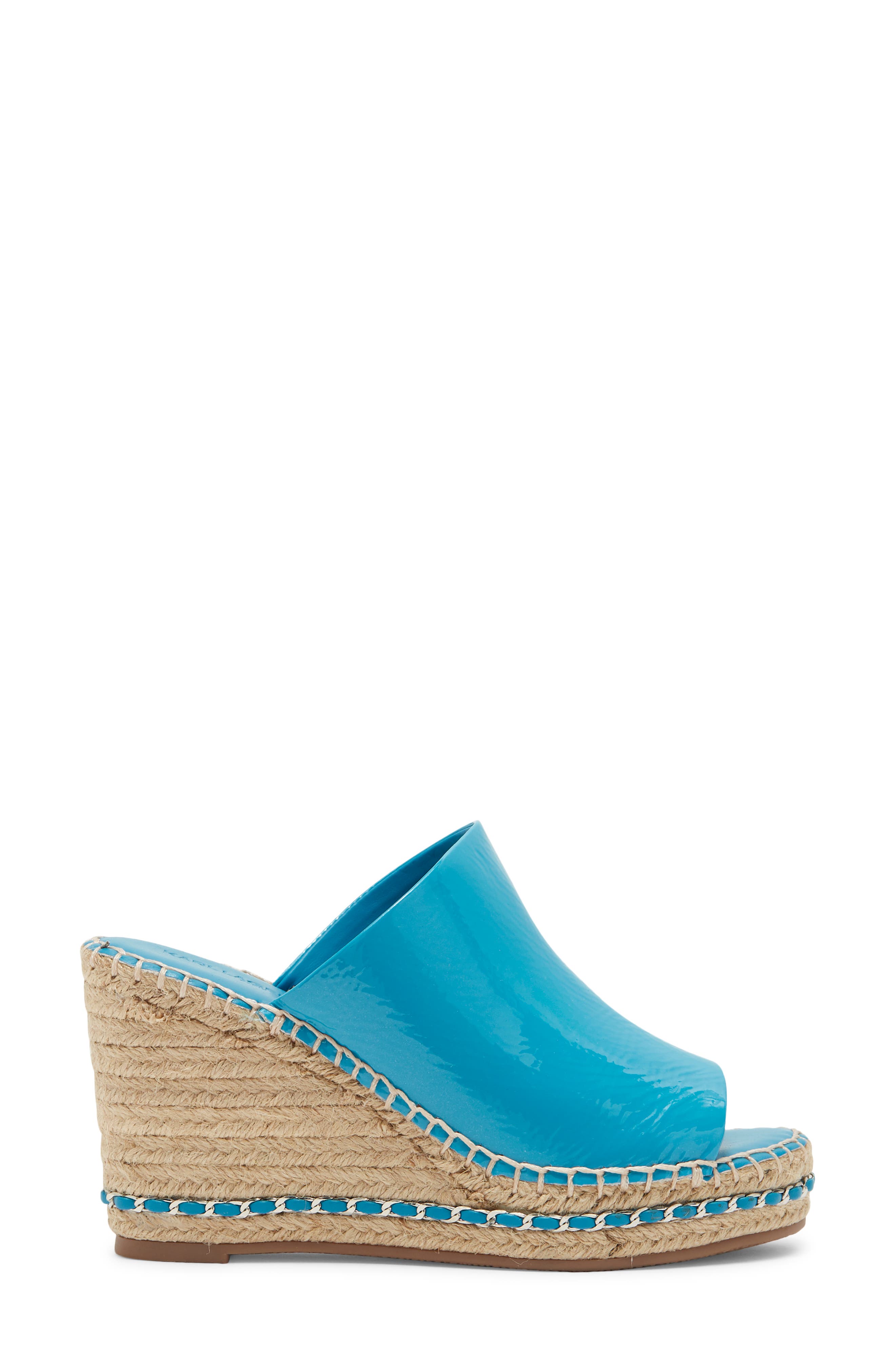 Azure Open Toe Wedge Espadrille Sandal, Alternate, color, DIVA BLU