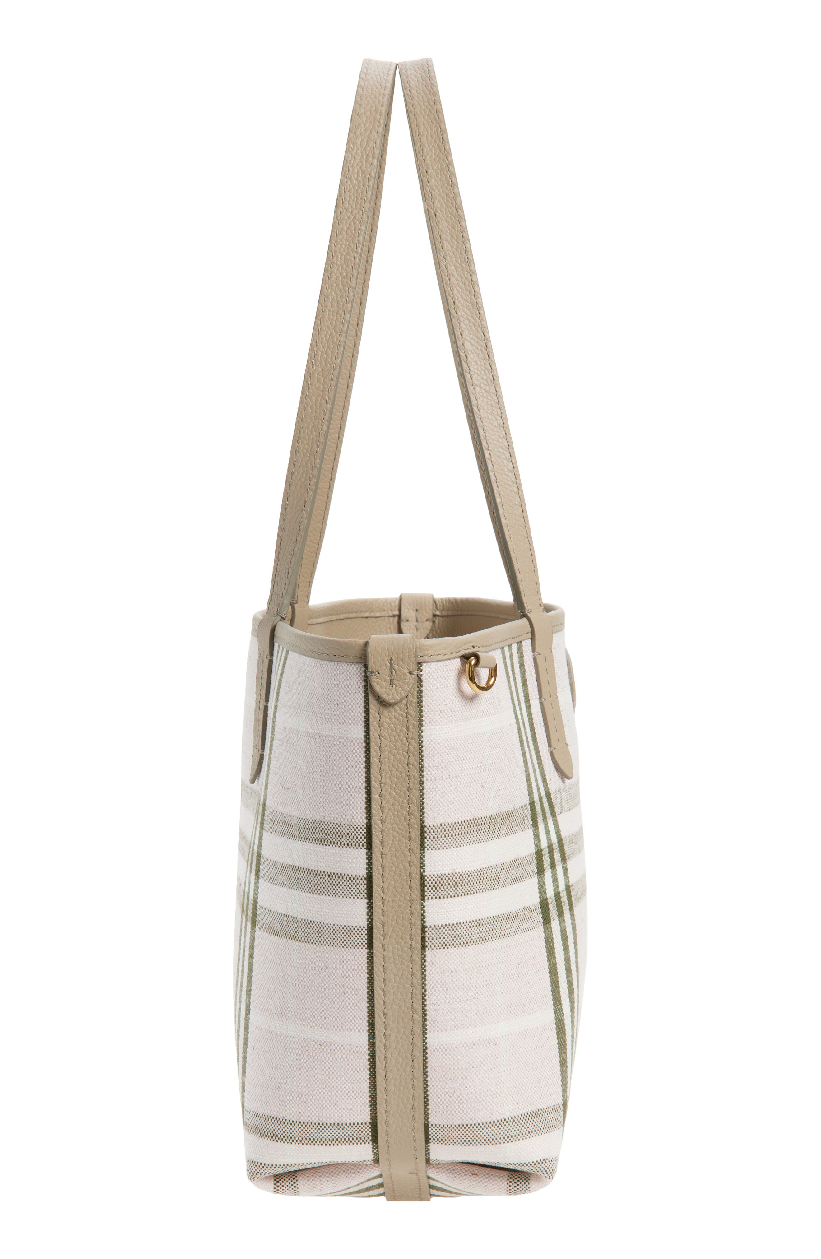 Burberry Small Reversible Bloomsbury Tote, Alternate, color, Mushroom/ Mallow Pink