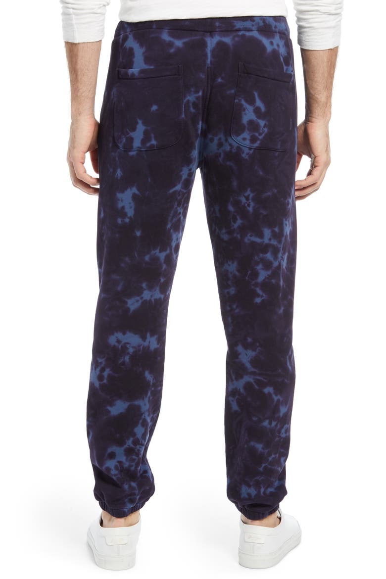 Tie Dye Men's Sweatpants, Alternate, color, NAVY MULTI